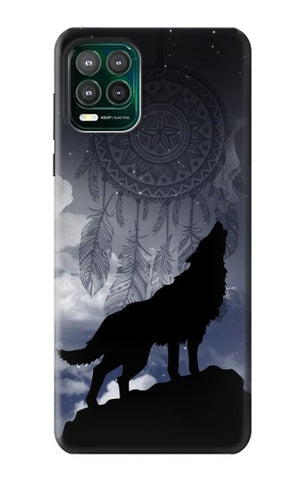 Motorola Moto G Stylus 5G Hard Case Dream Catcher Wolf Howling