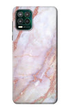 Motorola Moto G Stylus 5G Hard Case Soft Pink Marble Graphic Print