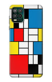 Motorola Moto G Stylus 5G Hard Case Piet Mondrian Line Art Composition