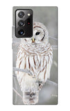 Samsung Galaxy Note 20 Ultra, Ultra 5G Hard Case Snowy Owl White Owl