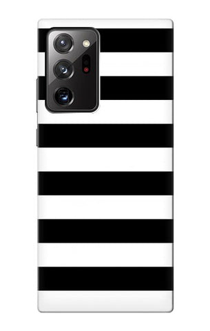 Samsung Galaxy Note 20 Ultra, Ultra 5G Hard Case Black and White Striped