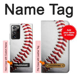 Samsung Galaxy Note 20 Ultra, Ultra 5G Hard Case New Baseball with custom name