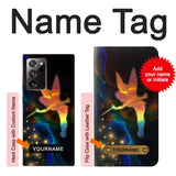 Samsung Galaxy Note 20 Ultra, Ultra 5G Hard Case Tinkerbell Magic Sparkle with custom name