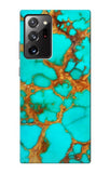 Samsung Galaxy Note 20 Ultra, Ultra 5G Hard Case Aqua Copper Turquoise Gems