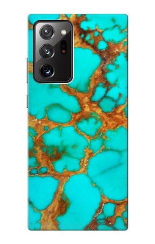 Samsung Galaxy Note 20 Ultra, Ultra 5G Hard Case Aqua Copper Turquoise Gems