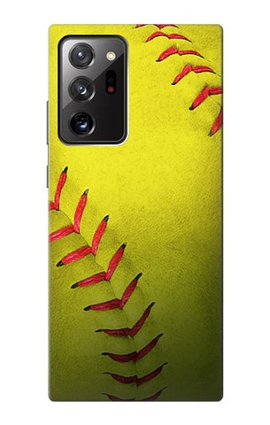 Samsung Galaxy Note 20 Ultra, Ultra 5G Hard Case Yellow Softball Ball