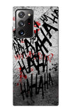 Samsung Galaxy Note 20 Ultra, Ultra 5G Hard Case Joker Hahaha Blood Splash