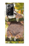 Samsung Galaxy Note 20 Ultra, Ultra 5G Hard Case Cute Baby Sloth Paint