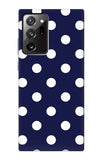 Samsung Galaxy Note 20 Ultra, Ultra 5G Hard Case Blue Polka Dot