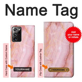 Samsung Galaxy Note 20 Ultra, Ultra 5G Hard Case Blood Marble with custom name