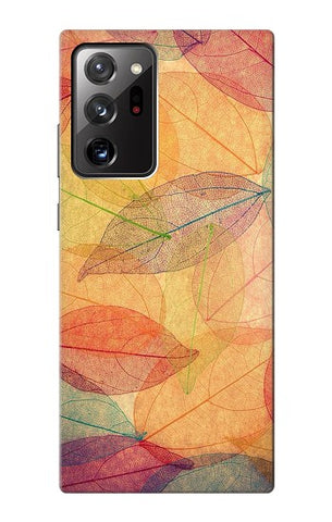 Samsung Galaxy Note 20 Ultra, Ultra 5G Hard Case Fall Season Leaf Autumn