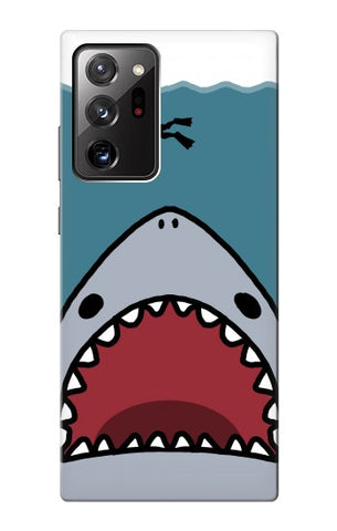 Samsung Galaxy Note 20 Ultra, Ultra 5G Hard Case Cartoon Shark Sea Diving