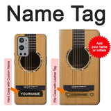 OnePlus 9 Pro Hard Case Acoustic Guitar with custom name