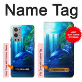 OnePlus 9 Pro Hard Case Dolphin with custom name