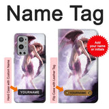 OnePlus 9 Pro Hard Case Fantasy Angel with custom name