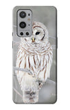 OnePlus 9 Pro Hard Case Snowy Owl White Owl