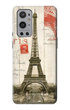 OnePlus 9 Pro Hard Case Eiffel Tower Paris Postcard