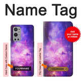 OnePlus 9 Pro Hard Case Milky Way Galaxy with custom name