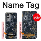OnePlus 9 Pro Hard Case Moon and Sun with custom name