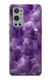 OnePlus 9 Pro Hard Case Purple Quartz Amethyst Graphic Printed
