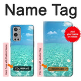 OnePlus 9 Pro Hard Case Summer Ocean Beach with custom name