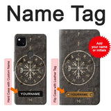 Google Pixel 4a Hard Case Norse Ancient Viking Symbol with custom name
