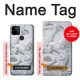 Google Pixel 5A 5G Hard Case Dragon Carving with custom name