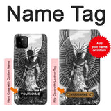 Google Pixel 5A 5G Hard Case Aztec Warrior with custom name