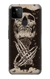 Google Pixel 5A 5G Hard Case Skull Rose