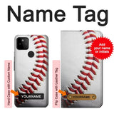 Google Pixel 5A 5G Hard Case New Baseball with custom name