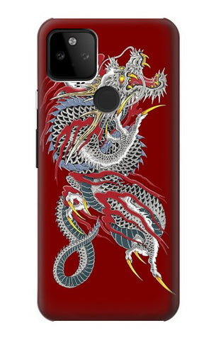 Google Pixel 5A 5G Hard Case Yakuza Dragon Tattoo