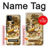 Google Pixel 5A 5G Hard Case French Country Chicken with custom name