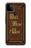 Google Pixel 5A 5G Hard Case Once Upon a Time Book Cover