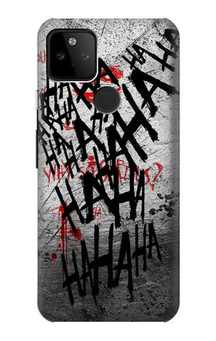 Google Pixel 5A 5G Hard Case Joker Hahaha Blood Splash