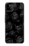 Google Pixel 5A 5G Hard Case Black Roses