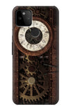 Google Pixel 5A 5G Hard Case Steampunk Clock Gears