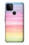 Google Pixel 5A 5G Hard Case Colorful Rainbow Pastel
