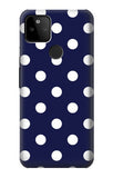 Google Pixel 5A 5G Hard Case Blue Polka Dot