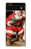Google Pixel 6a Hard Case Santa Claus Merry Xmas
