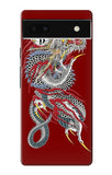 Google Pixel 6a Hard Case Yakuza Dragon Tattoo