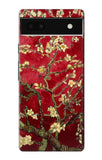 Google Pixel 6a Hard Case Red Blossoming Almond Tree Van Gogh