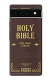 Google Pixel 6a Hard Case Holy Bible Cover King James Version