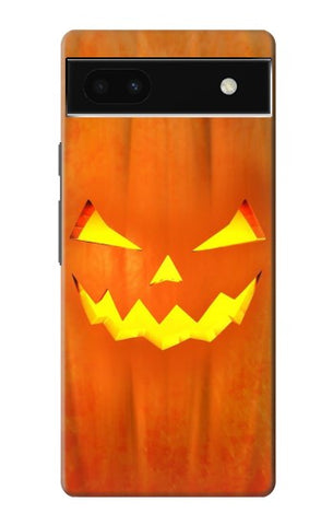 Google Pixel 6a Hard Case Pumpkin Halloween