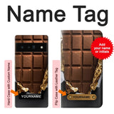 Google Pixel 6 Pro Hard Case Chocolate Tasty with custom name