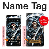 Google Pixel 6 Pro Hard Case Grim Reaper with custom name