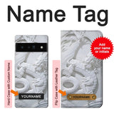 Google Pixel 6 Pro Hard Case Dragon Carving with custom name