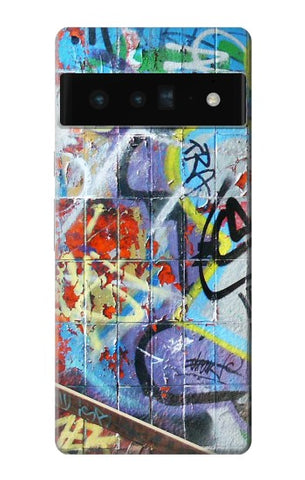 Google Pixel 6 Pro Hard Case Wall Graffiti