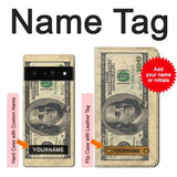 Google Pixel 6 Pro Hard Case Money Dollars with custom name