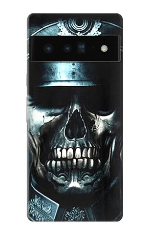 Google Pixel 6 Pro Hard Case Skull Soldier Zombie