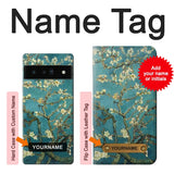 Google Pixel 6 Pro Hard Case Blossoming Almond Tree Van Gogh with custom name